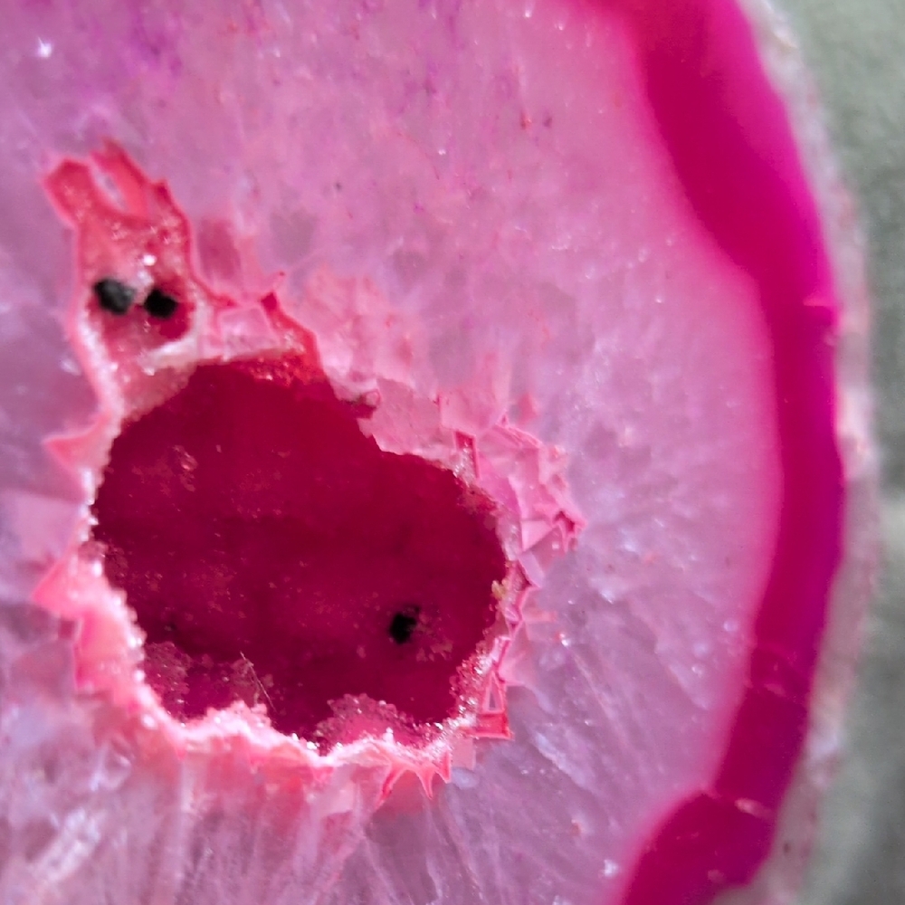 Pink Agate Geode- Home Accent - Picture 2 of 6